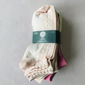 Vince Camuto  Women’s No Show   Socks  10 Pairs Pink/White (One Size)